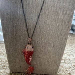 Betsey Johnson koi fish pendant